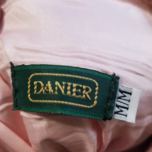 Danier Suede And Leather Strapless Dress. Pink Sz M on Tag - Picture 2 of 9